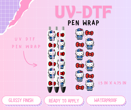 Kitty Dodgers | UV DTF Pen Wrap