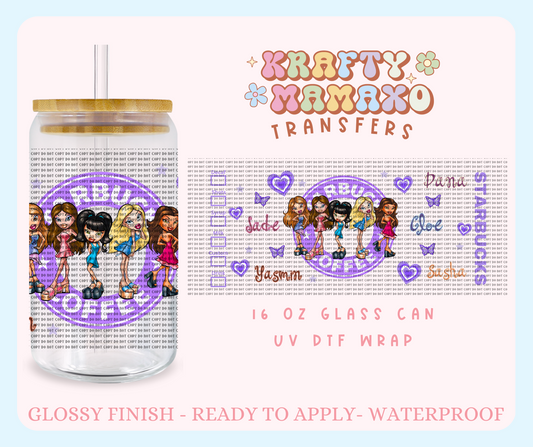 Doll Coffee - 16 Oz UV DTF Wrap