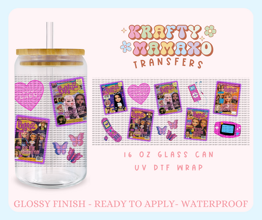 Dollz Magazines Y2K EXCLUSIVE - 16 Oz UV DTF Wrap