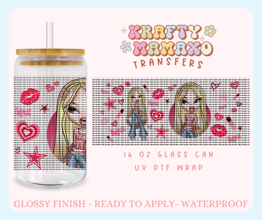 Y2K C Doll EXCLUSIVE - 16 Oz UV DTF Wrap