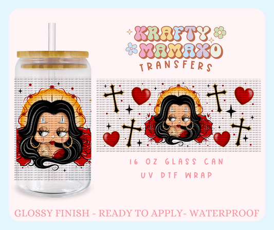 Mary Betty - 16 Oz UV DTF Wrap