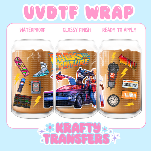 Back to the future EXCLUSIVE
 - 16 oz UV DTF WRAP