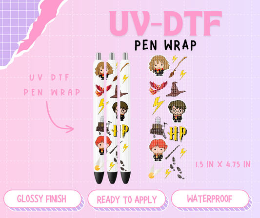 Harry & Friends | UV DTF Pen Wrap