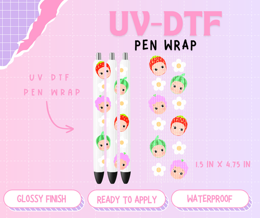 Baby Fruits | UV DTF Pen Wrap