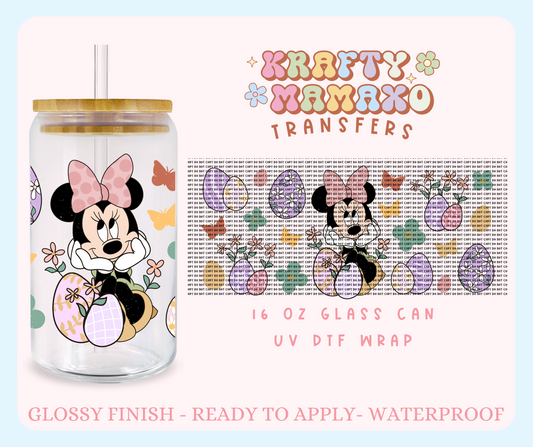 Easter Mouse - 16 Oz UV DTF Wrap