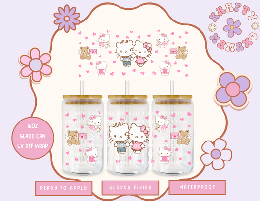 Kawaii Couple - EXCLUSIVE - 16 Oz UV DTF Wrap