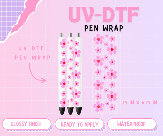 Flowers | UV DTF Pen Wrap