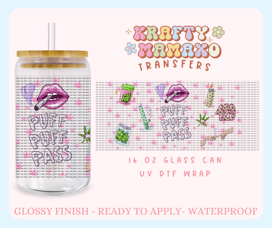 Puff Puff - 16 Oz UV DTF Wrap