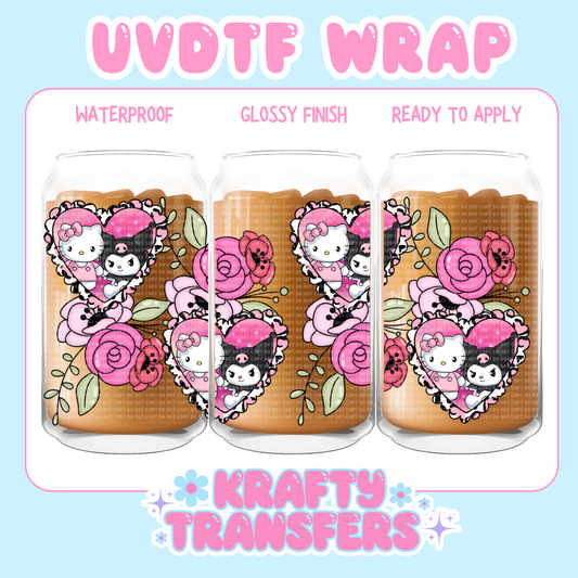 Kawaii Besties - 16 oz UV DTF WRAPS