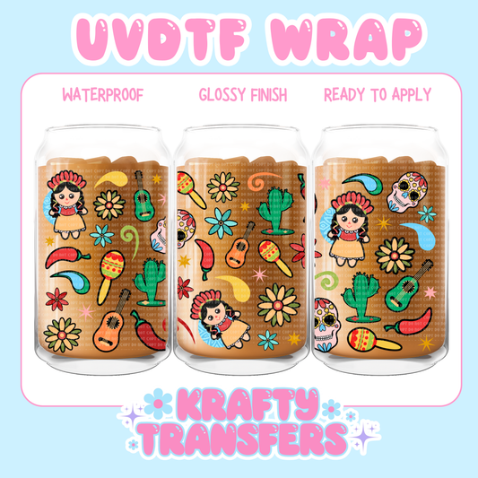 Doll Snacks - 16 oz UV DTF WRAPS