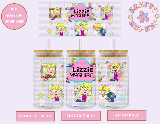 Lizzie Retro Frames - 16 Oz UV DTF Wrap